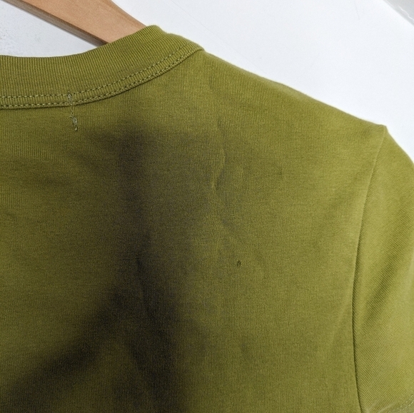 DAYDREAMER Desperado Graphic Shrunken Tee Green NEW Size XS - Picture 3 of 7